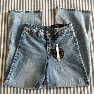 NWT Dollhouse Amber High Rise Wide Leg Jeans Size 3/4